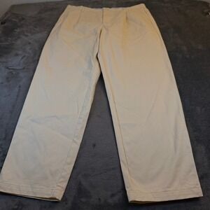 Rowing Blazers x Target Pleated Chino Pants Cream Khaki Mens 36x32"